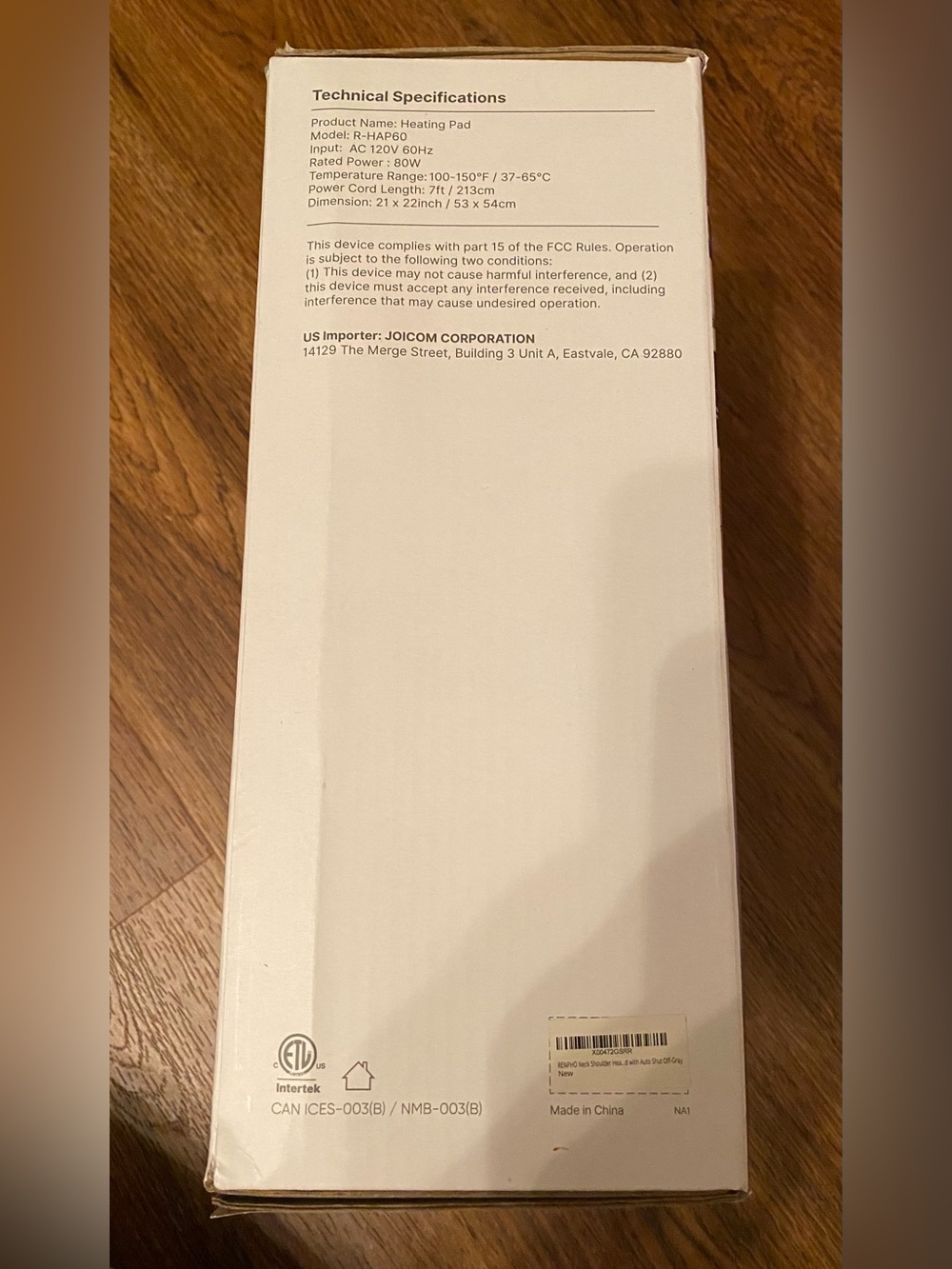 NIB - RENPHO Heating Pad - Picture 3 of 5